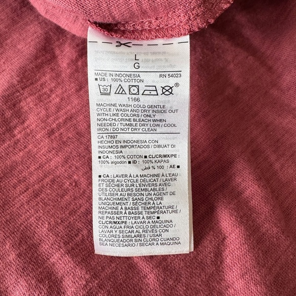 Old Navy Women's Spaghetti Strap‎ Babydoll Summer Dress Tie Dye Burgundy-wine L - Picture 13 of 15